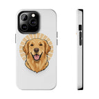 Golden Retriever Tough Phone Case — Cute Smiling Dog Protective Phone Cover