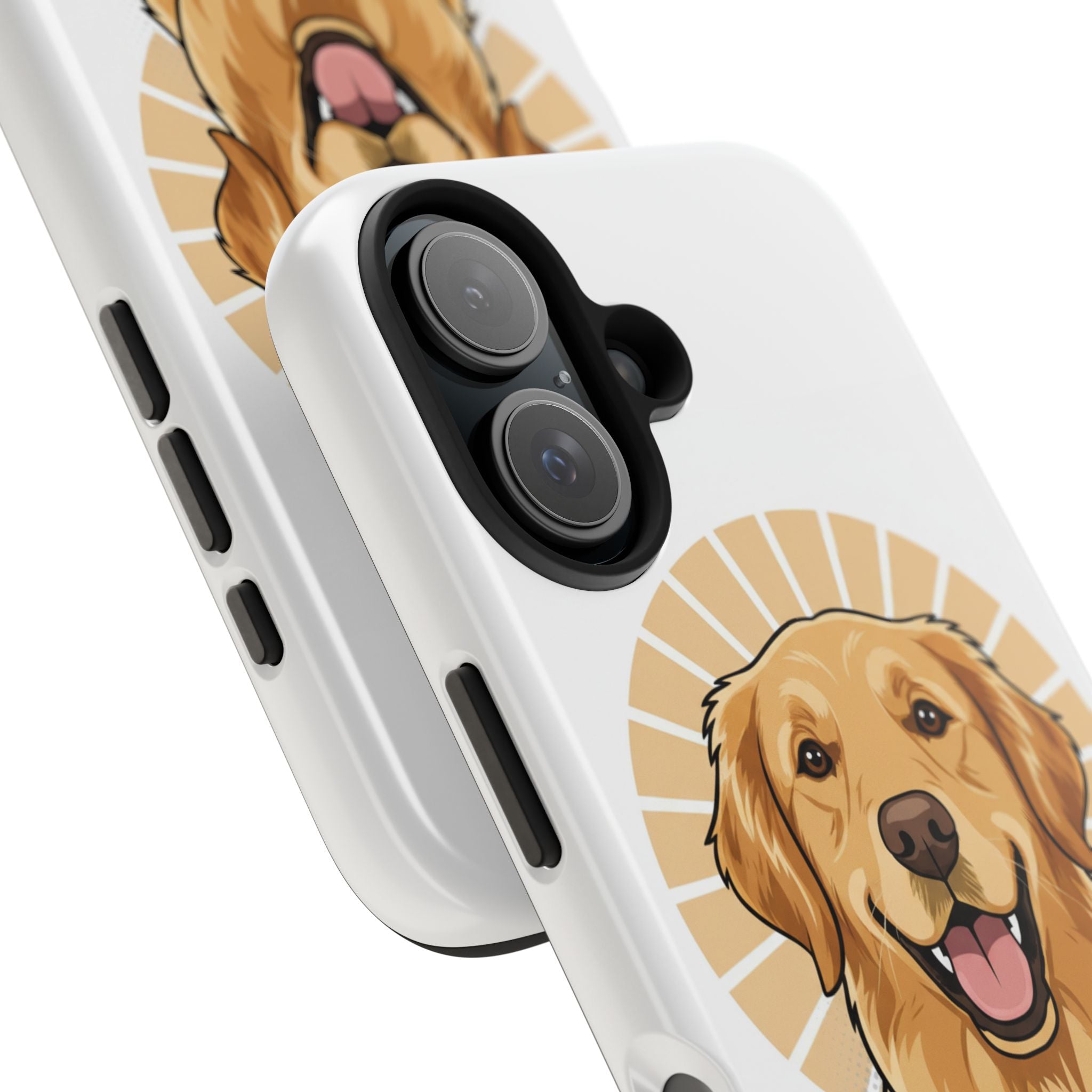Golden Retriever Tough Phone Case — Cute Smiling Dog Protective Phone Cover