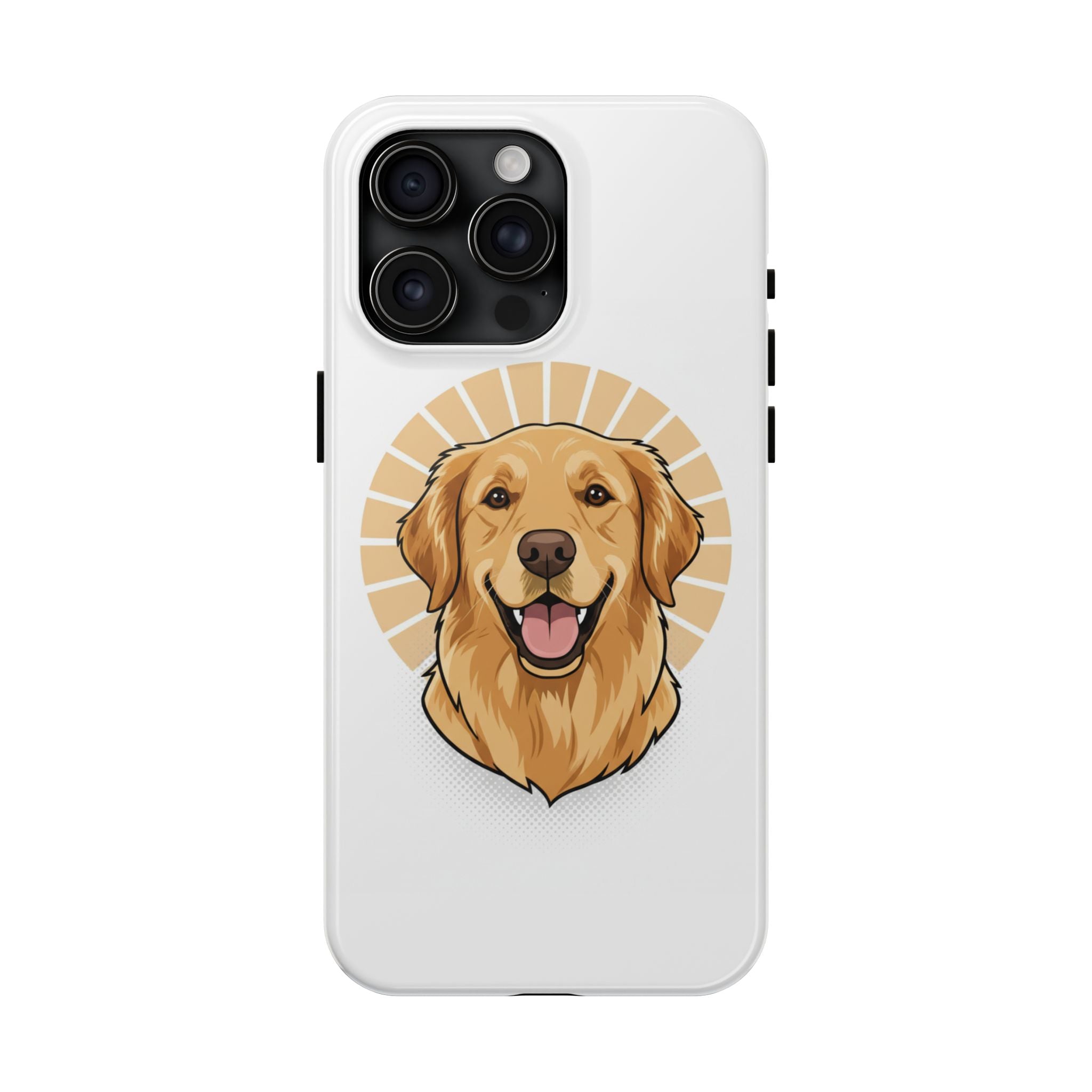 Golden Retriever Tough Phone Case — Cute Smiling Dog Protective Phone Cover