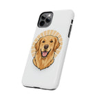 Golden Retriever Tough Phone Case — Cute Smiling Dog Protective Phone Cover