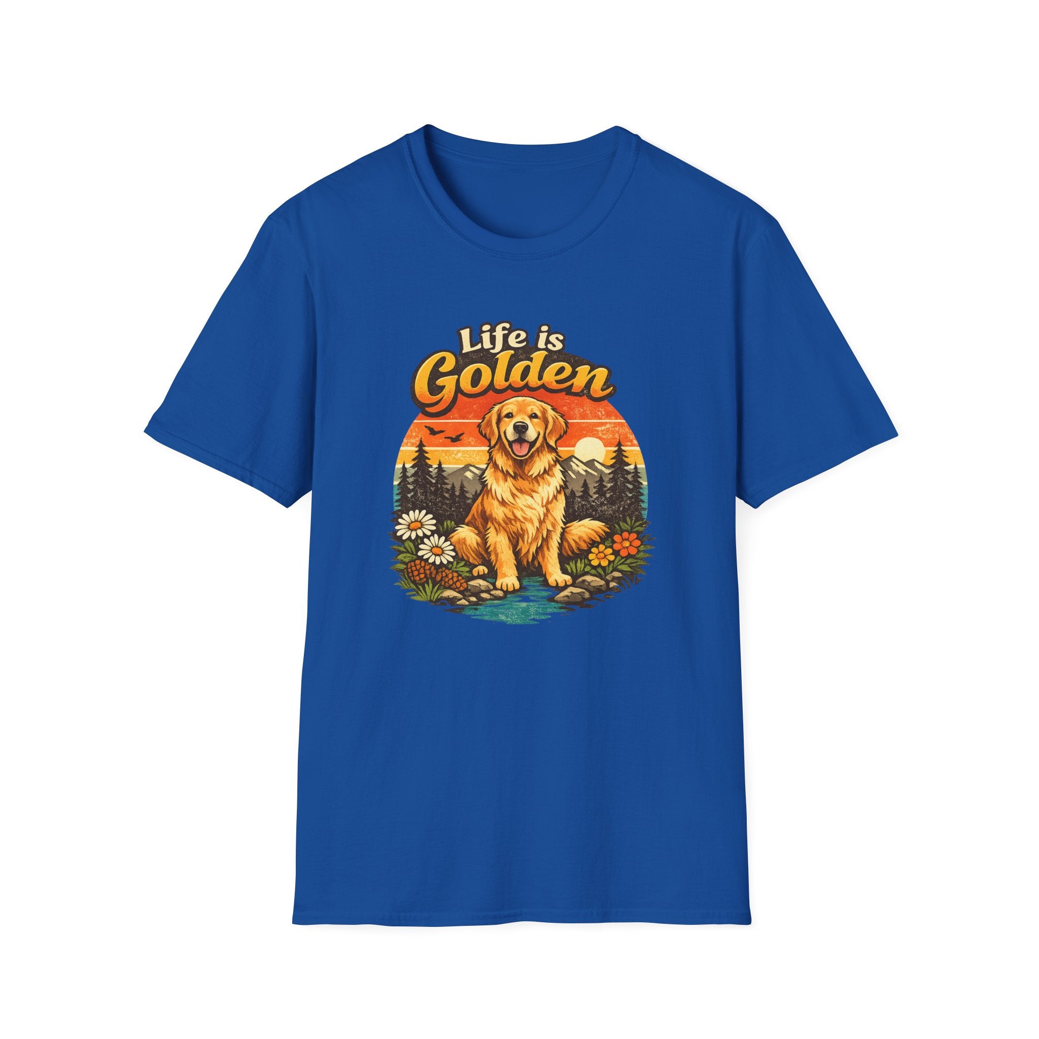 Life Is Golden Golden Retriever T-Shirt