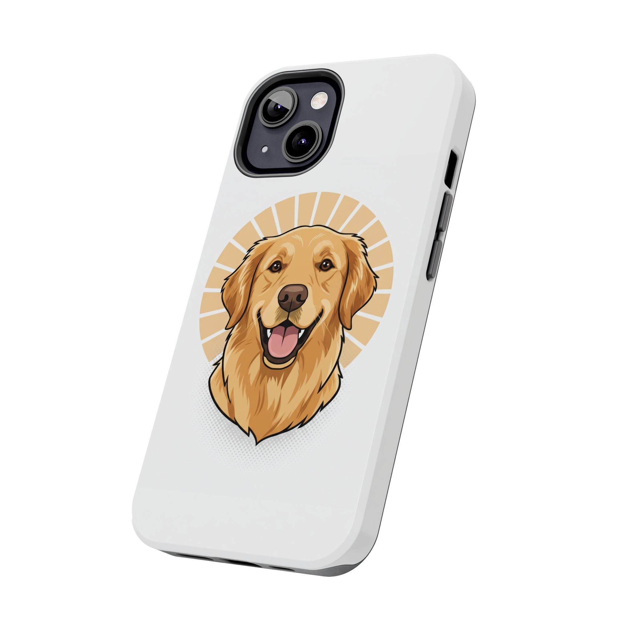 Golden Retriever Tough Phone Case — Cute Smiling Dog Protective Phone Cover