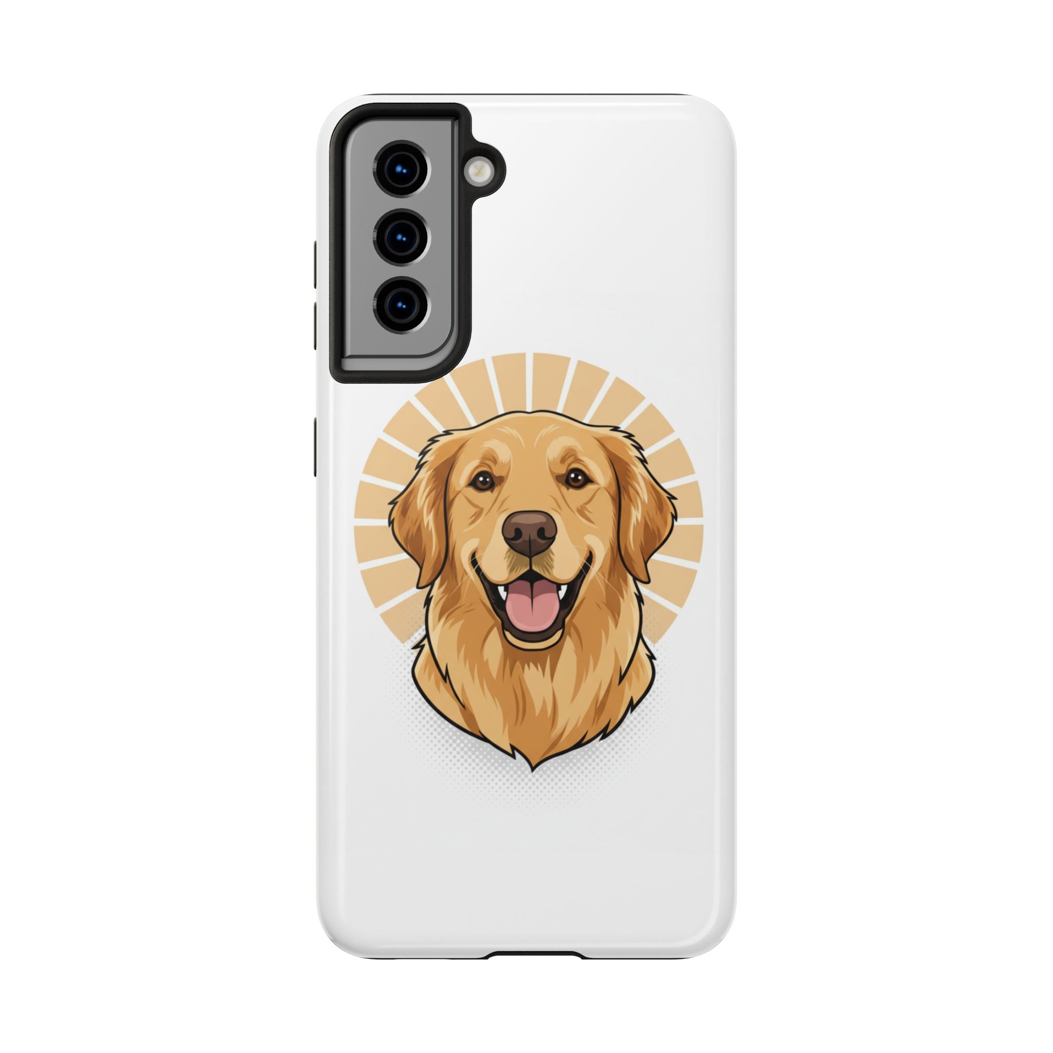 Golden Retriever Tough Phone Case — Cute Smiling Dog Protective Phone Cover