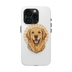 Golden Retriever Tough Phone Case — Cute Smiling Dog Protective Phone Cover