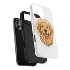 Golden Retriever Tough Phone Case — Cute Smiling Dog Protective Phone Cover