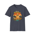 Life Is Golden Golden Retriever T-Shirt