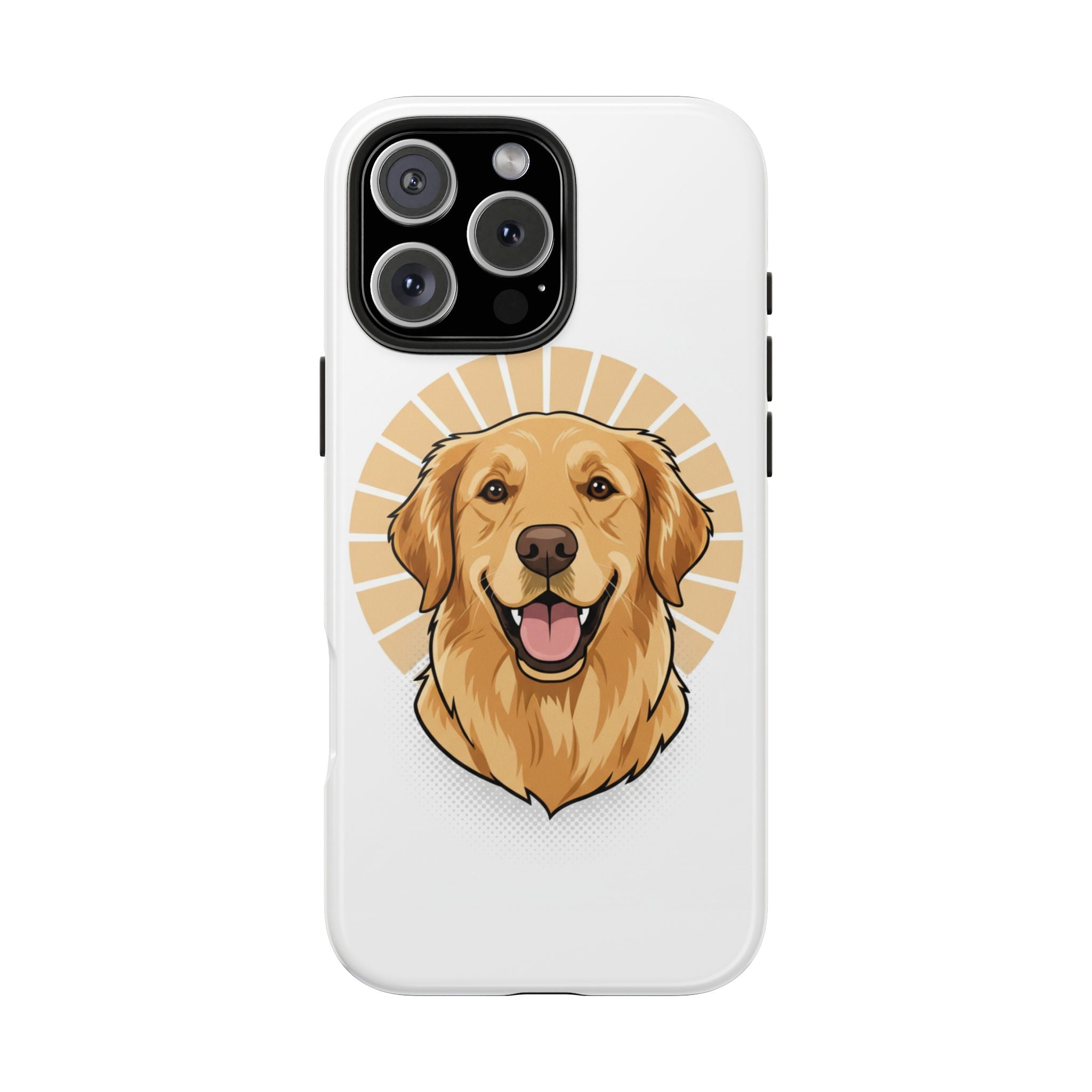 Golden Retriever Tough Phone Case — Cute Smiling Dog Protective Phone Cover