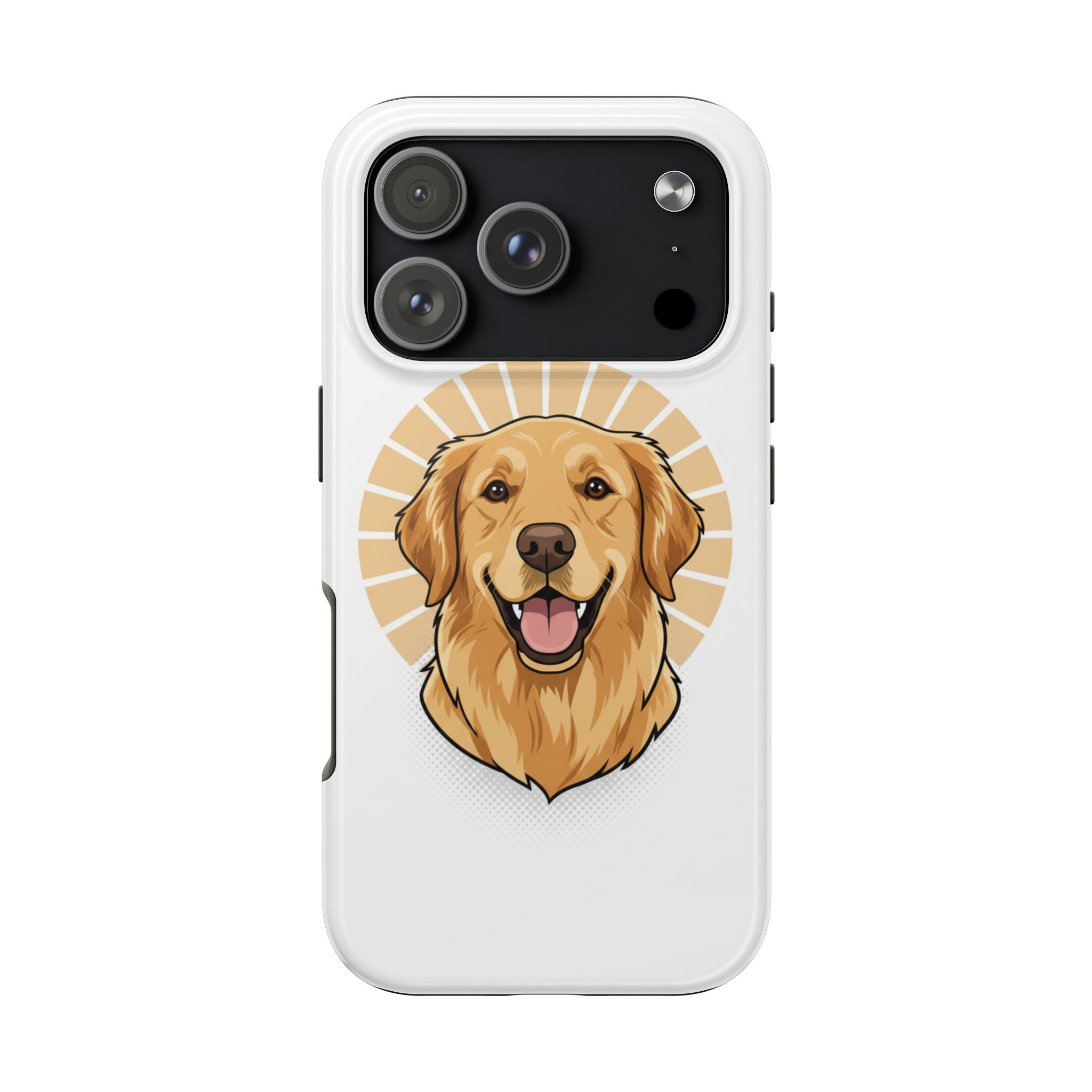 Golden Retriever Tough Phone Case — Cute Smiling Dog Protective Phone Cover