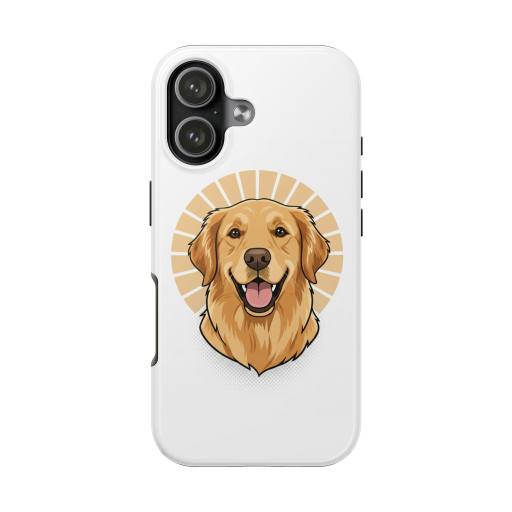 Golden Retriever Tough Phone Case — Cute Smiling Dog Protective Phone Cover