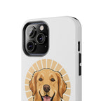 Golden Retriever Tough Phone Case — Cute Smiling Dog Protective Phone Cover