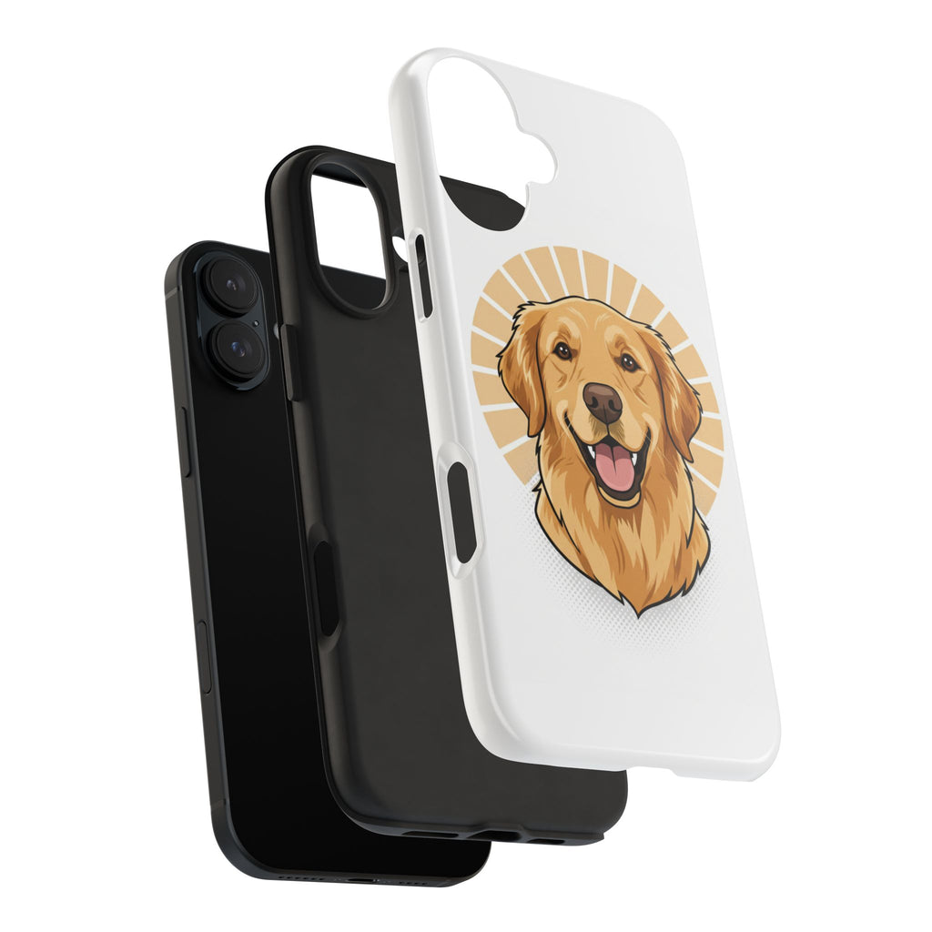 Golden Retriever Tough Phone Case — Cute Smiling Dog Protective Phone Cover