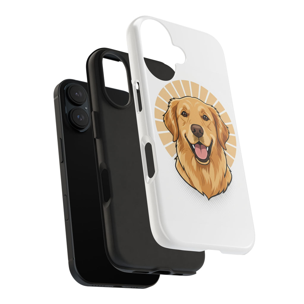 Golden Retriever Tough Phone Case — Cute Smiling Dog Protective Phone Cover