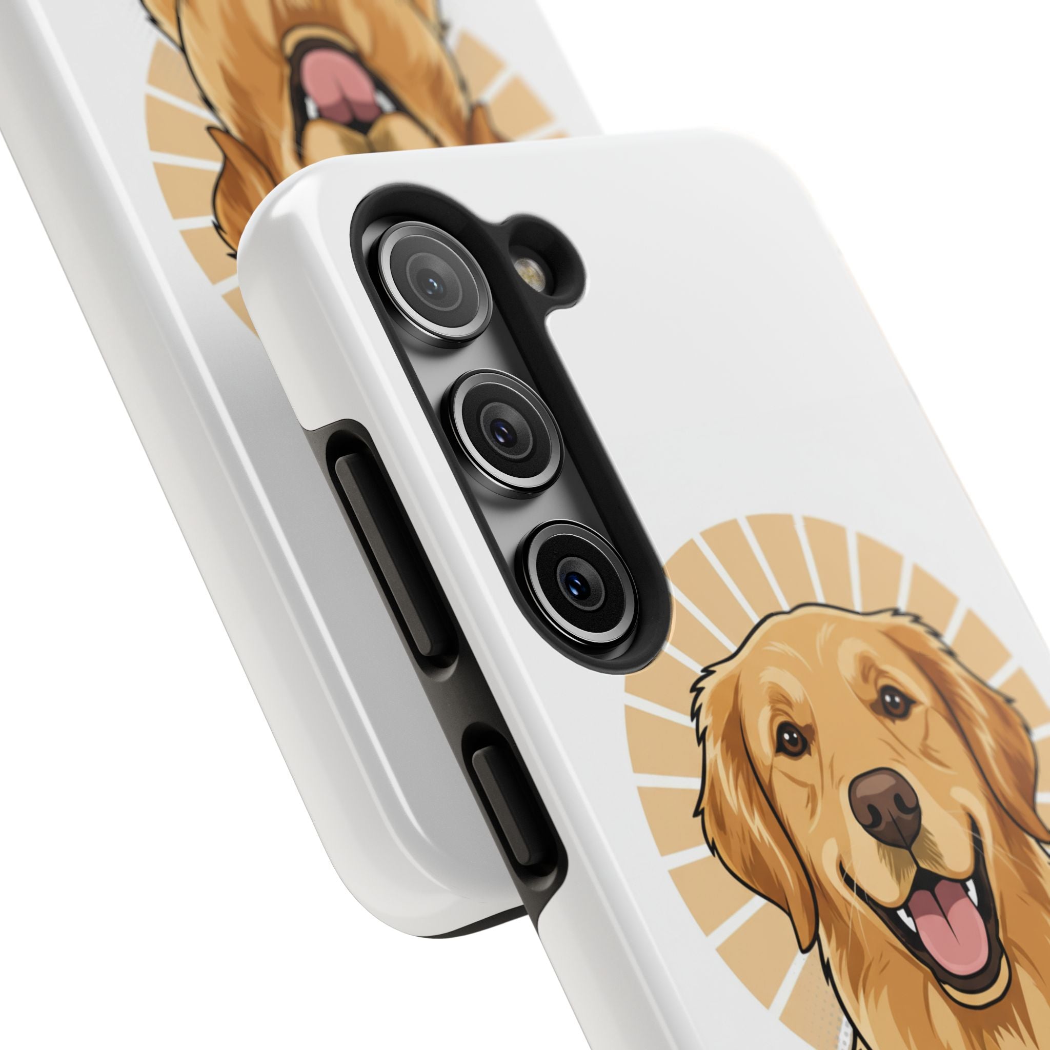 Golden Retriever Tough Phone Case — Cute Smiling Dog Protective Phone Cover