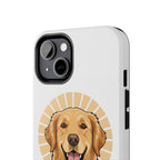 Golden Retriever Tough Phone Case — Cute Smiling Dog Protective Phone Cover