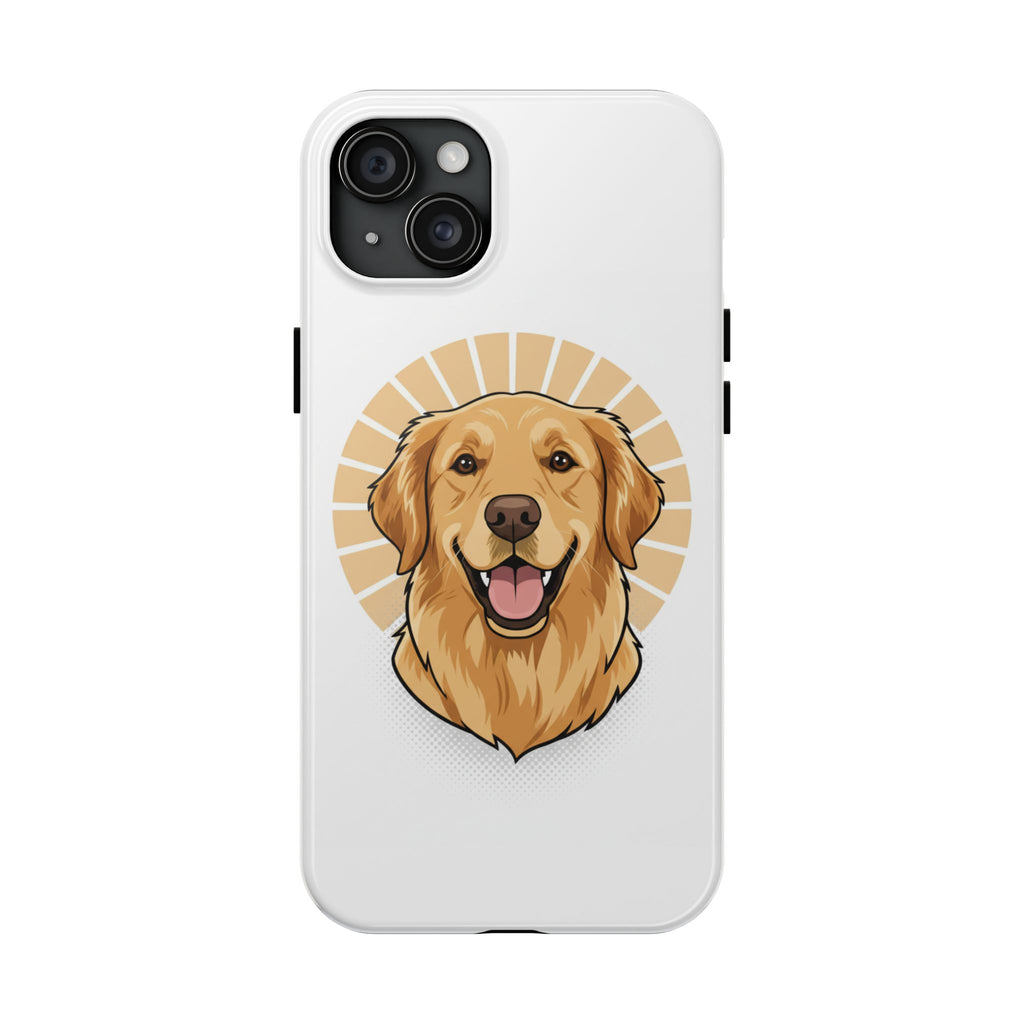Golden Retriever Tough Phone Case — Cute Smiling Dog Protective Phone Cover