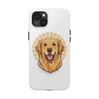 Golden Retriever Tough Phone Case — Cute Smiling Dog Protective Phone Cover