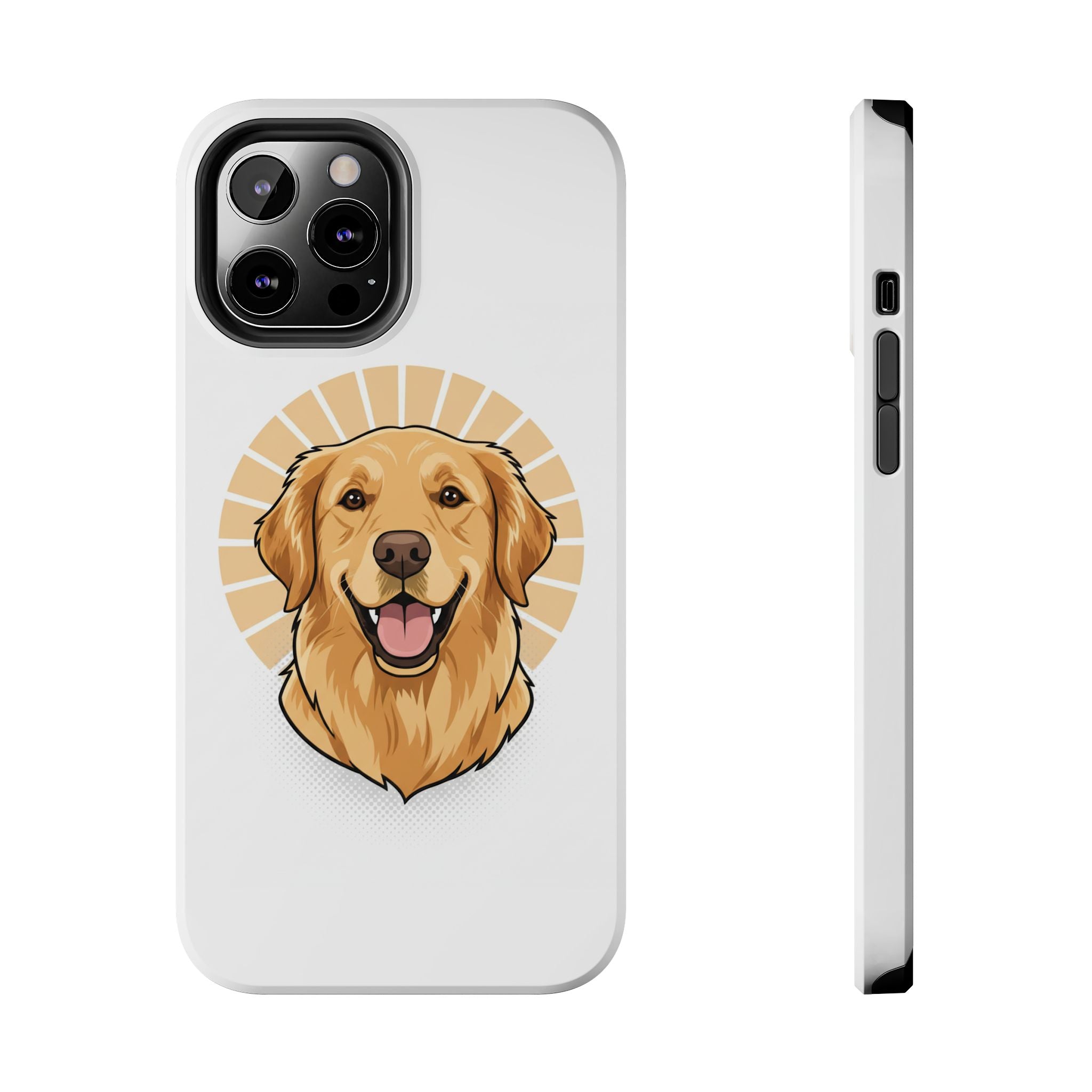 Golden Retriever Tough Phone Case — Cute Smiling Dog Protective Phone Cover