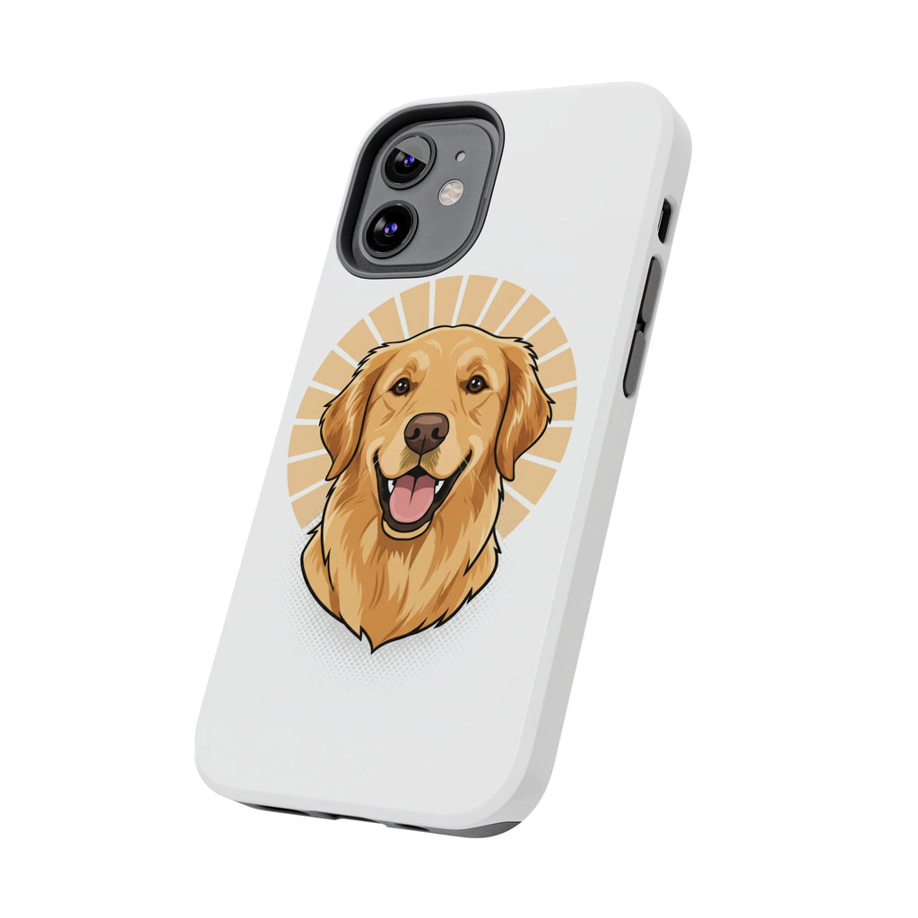 Golden Retriever Tough Phone Case — Cute Smiling Dog Protective Phone Cover