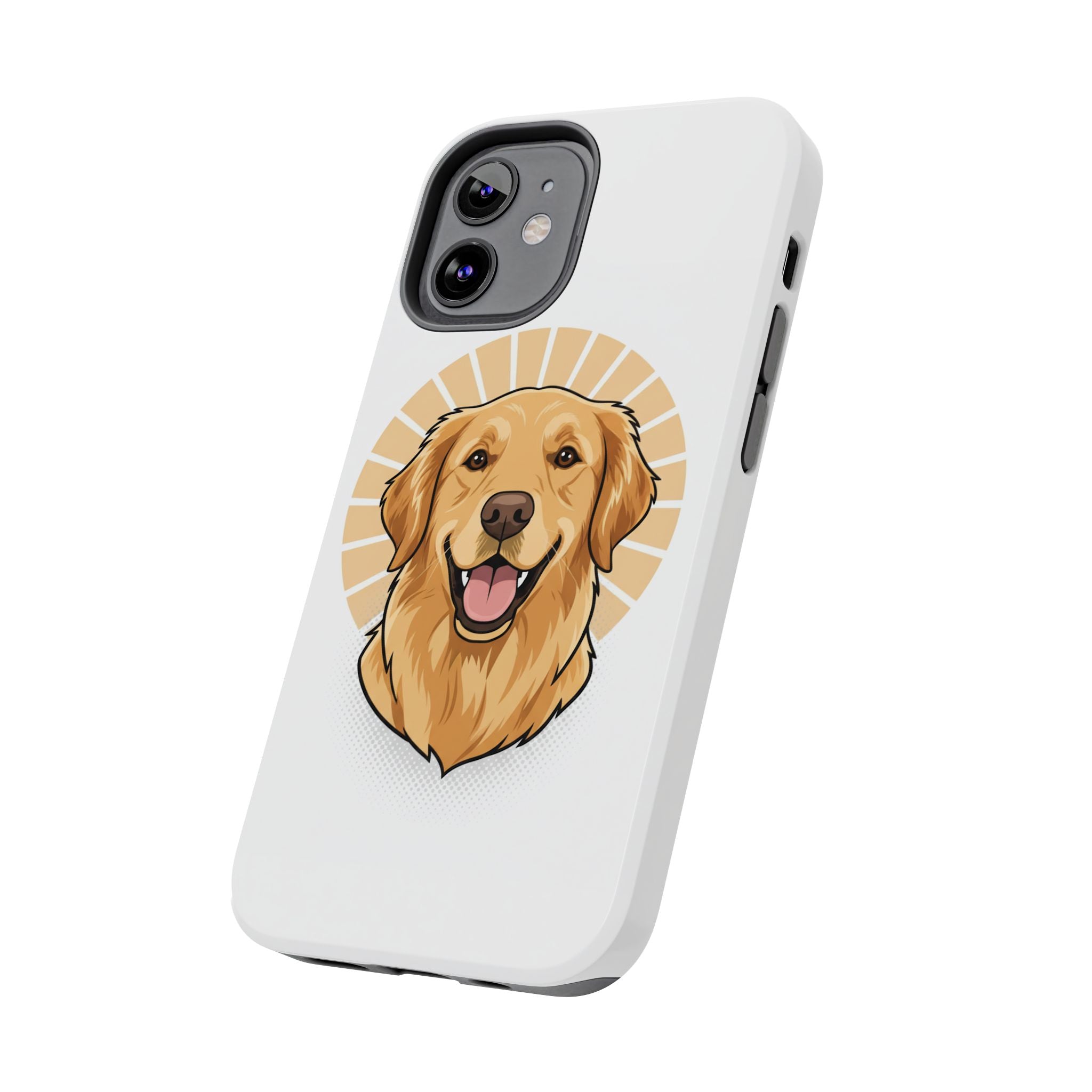 Golden Retriever Tough Phone Case — Cute Smiling Dog Protective Phone Cover