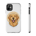Golden Retriever Tough Phone Case — Cute Smiling Dog Protective Phone Cover