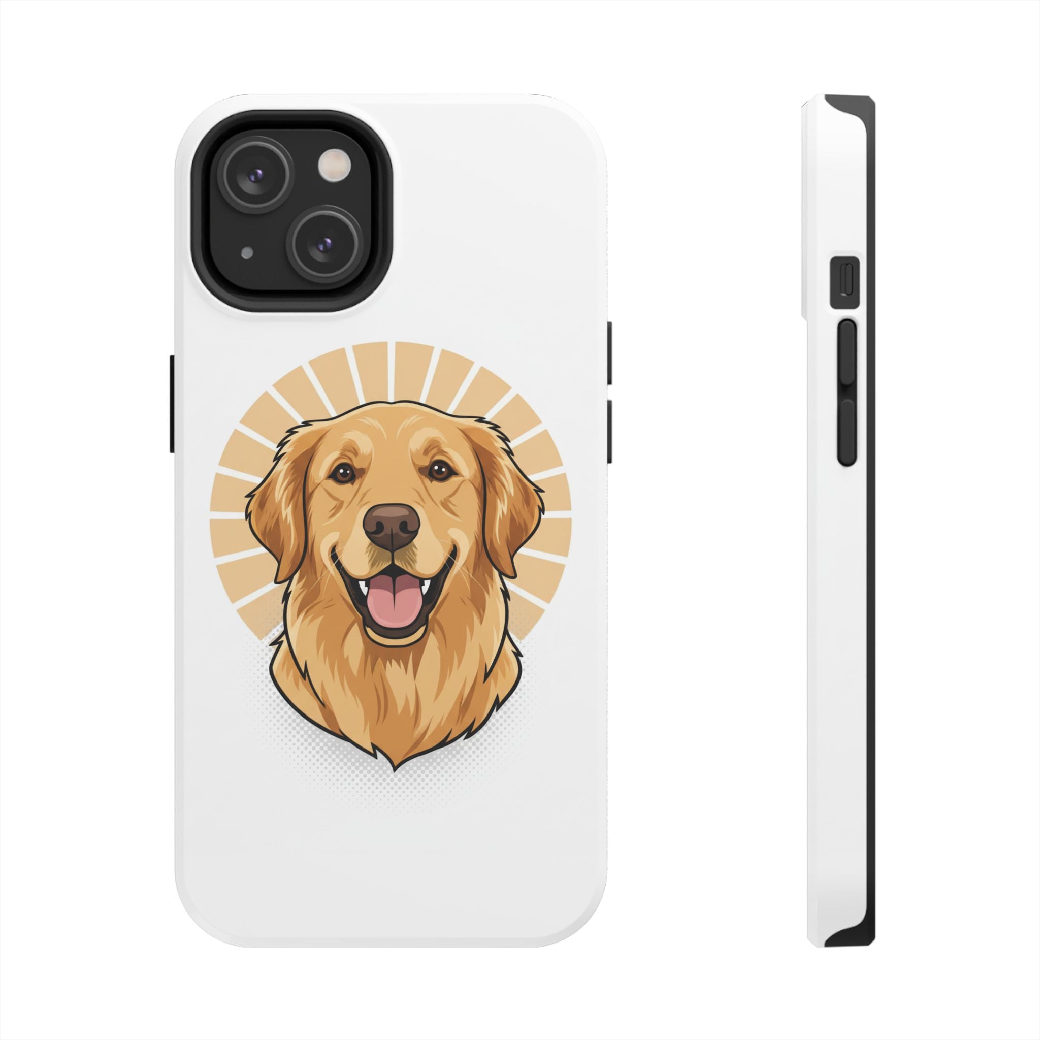 Golden Retriever Tough Phone Case — Cute Smiling Dog Protective Phone Cover