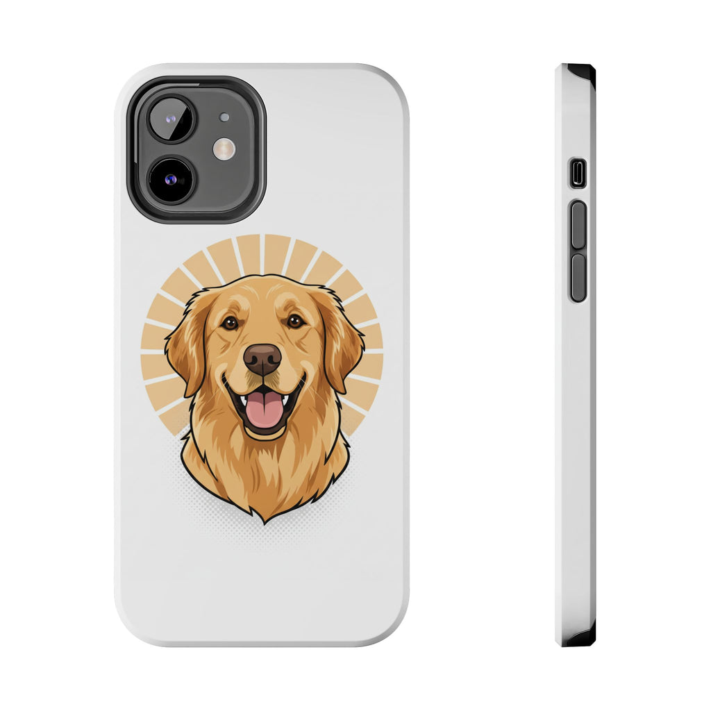 Golden Retriever Tough Phone Case — Cute Smiling Dog Protective Phone Cover