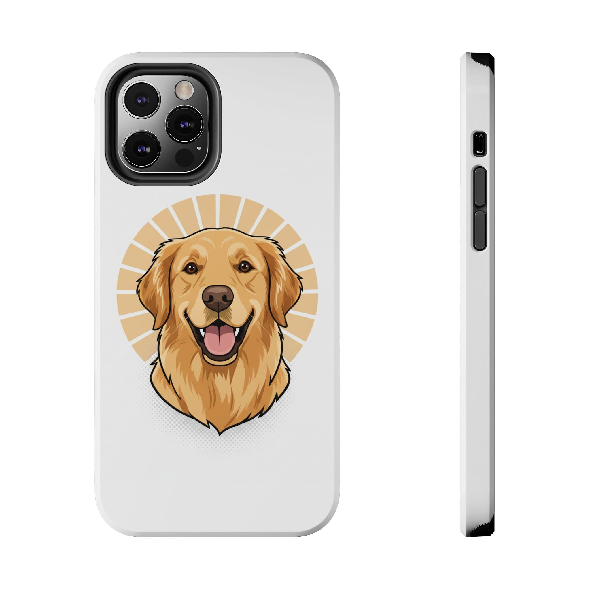 Golden Retriever Tough Phone Case — Cute Smiling Dog Protective Phone Cover