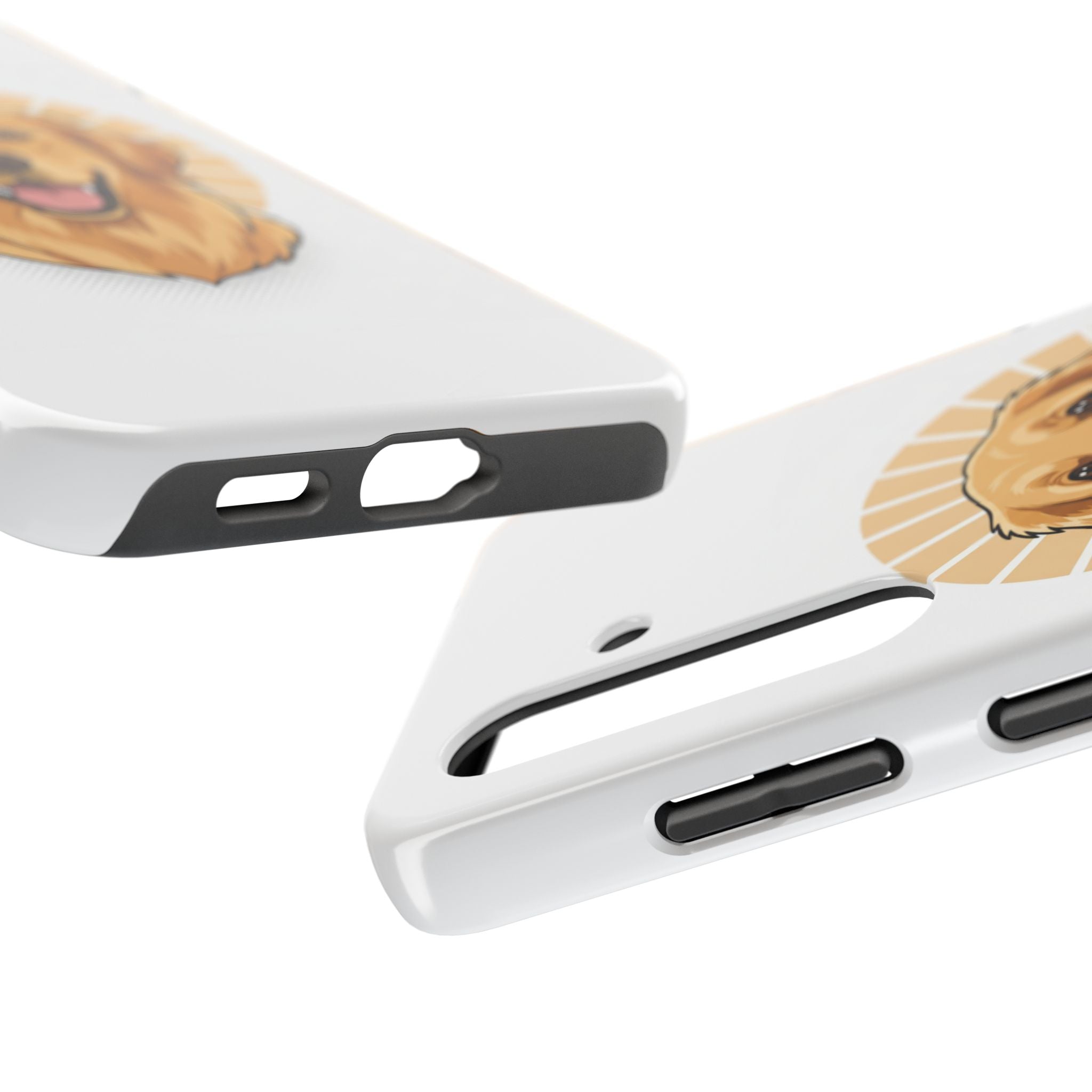 Golden Retriever Tough Phone Case — Cute Smiling Dog Protective Phone Cover