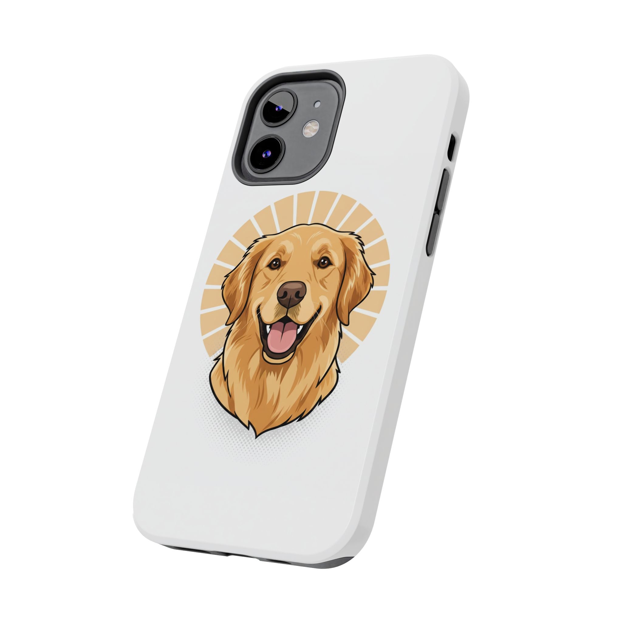 Golden Retriever Tough Phone Case — Cute Smiling Dog Protective Phone Cover
