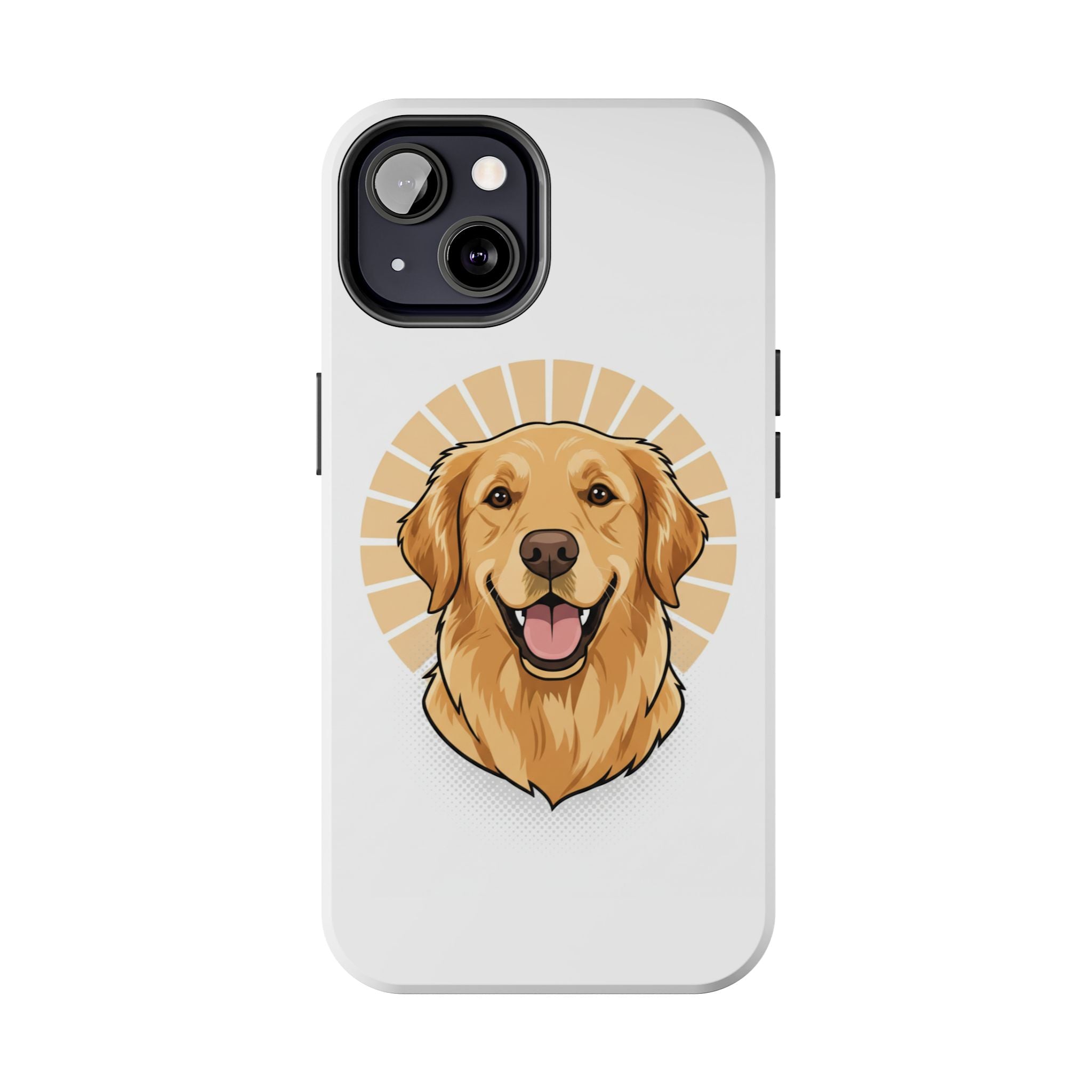 Golden Retriever Tough Phone Case — Cute Smiling Dog Protective Phone Cover