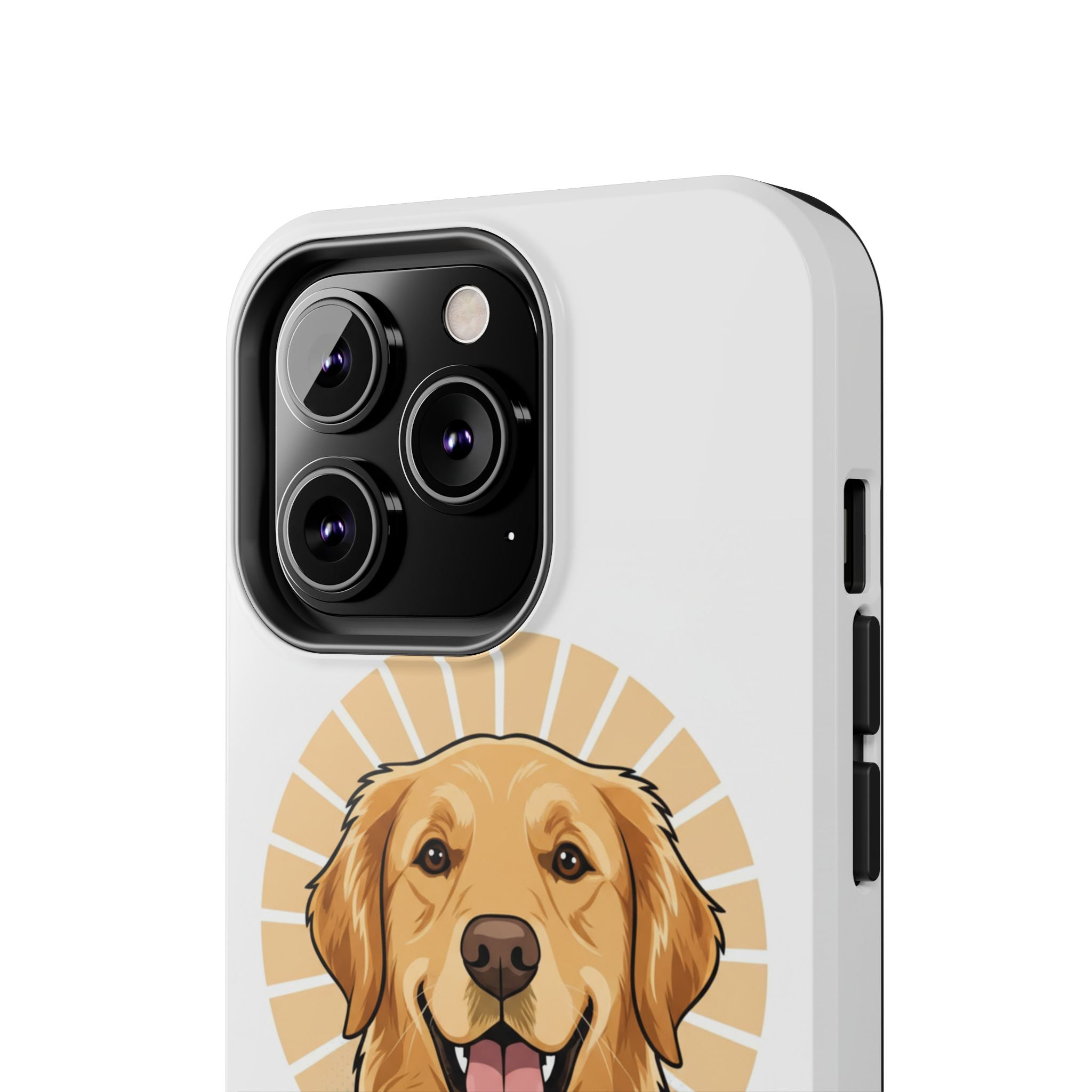 Golden Retriever Tough Phone Case — Cute Smiling Dog Protective Phone Cover
