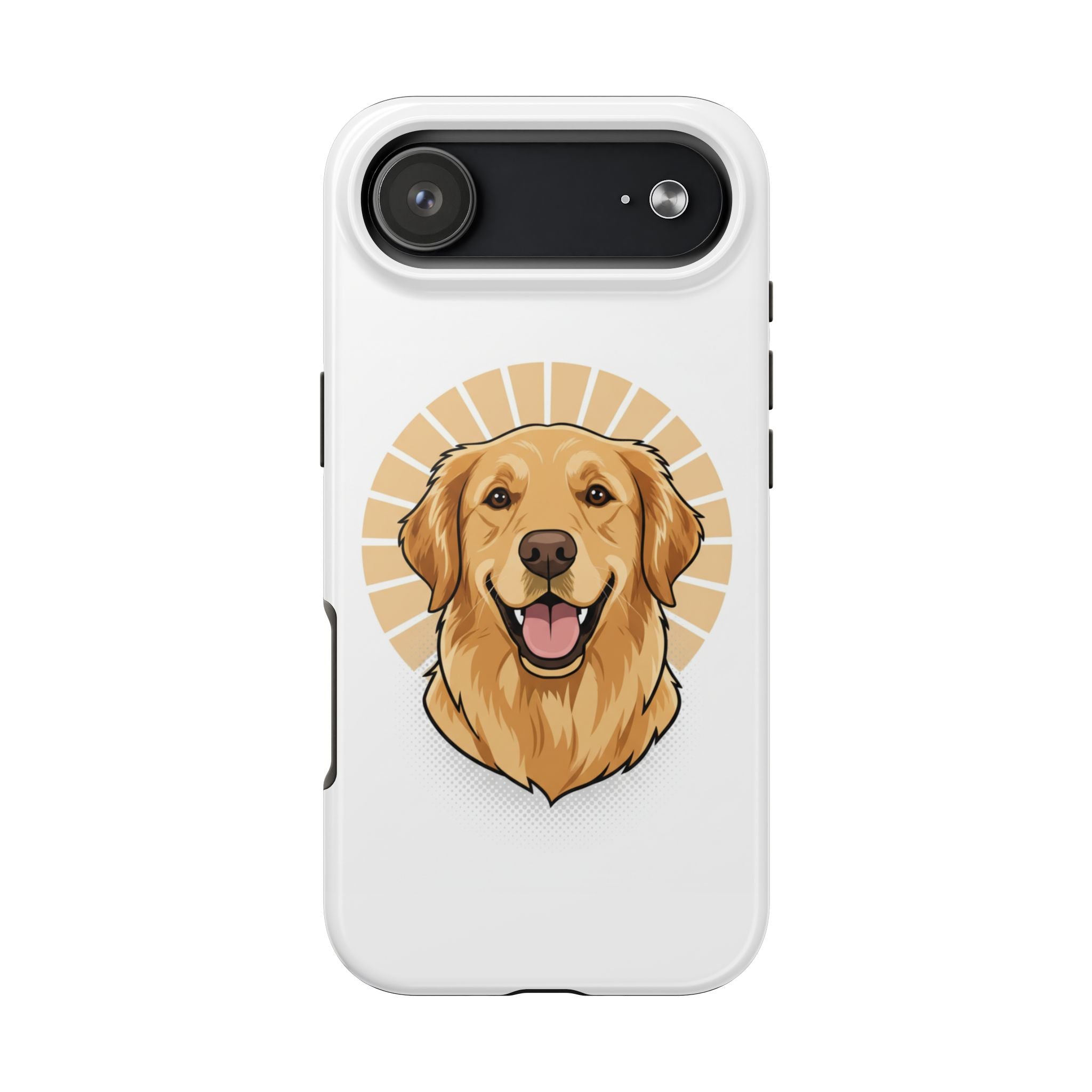 Golden Retriever Tough Phone Case — Cute Smiling Dog Protective Phone Cover