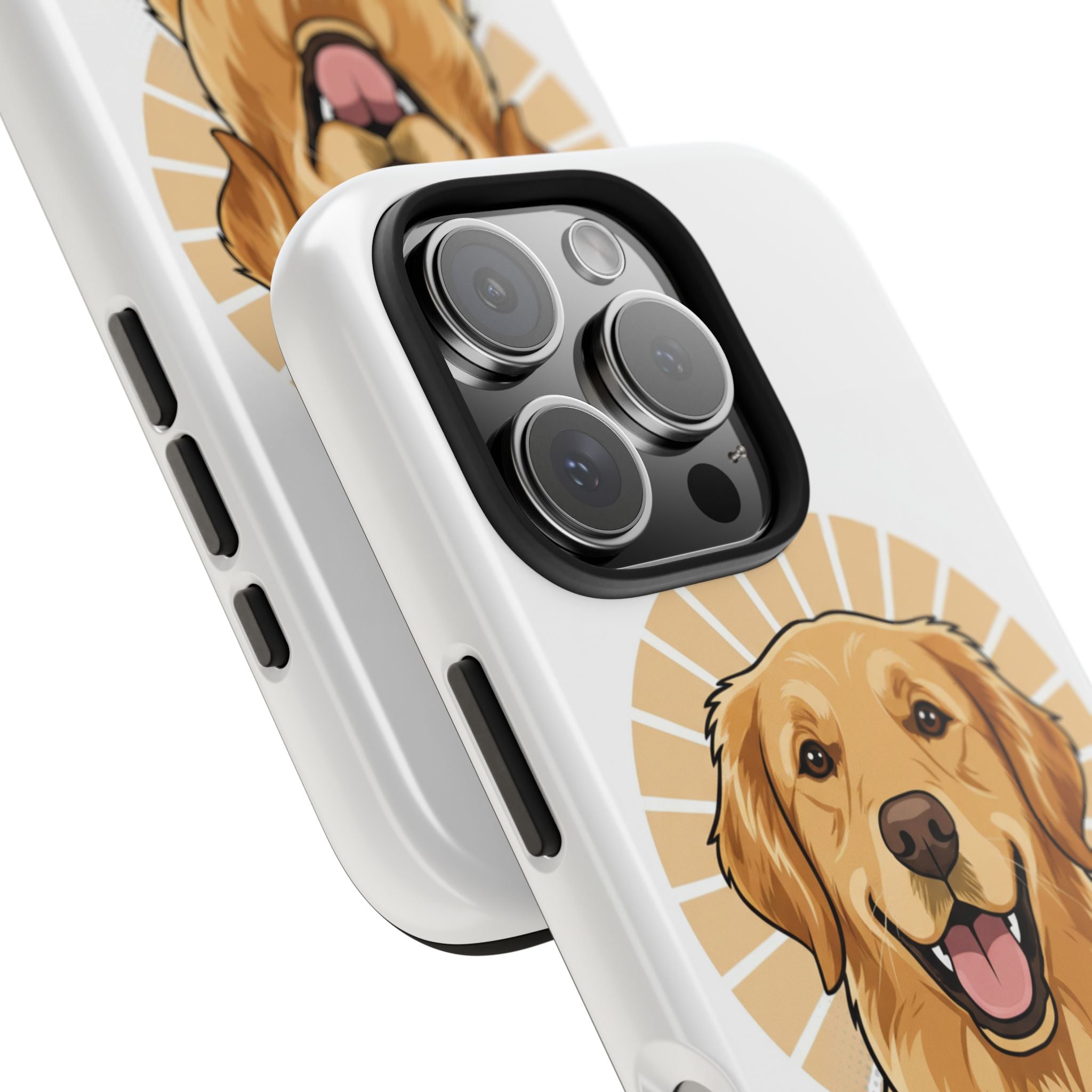 Golden Retriever Tough Phone Case — Cute Smiling Dog Protective Phone Cover