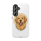 Golden Retriever Tough Phone Case — Cute Smiling Dog Protective Phone Cover