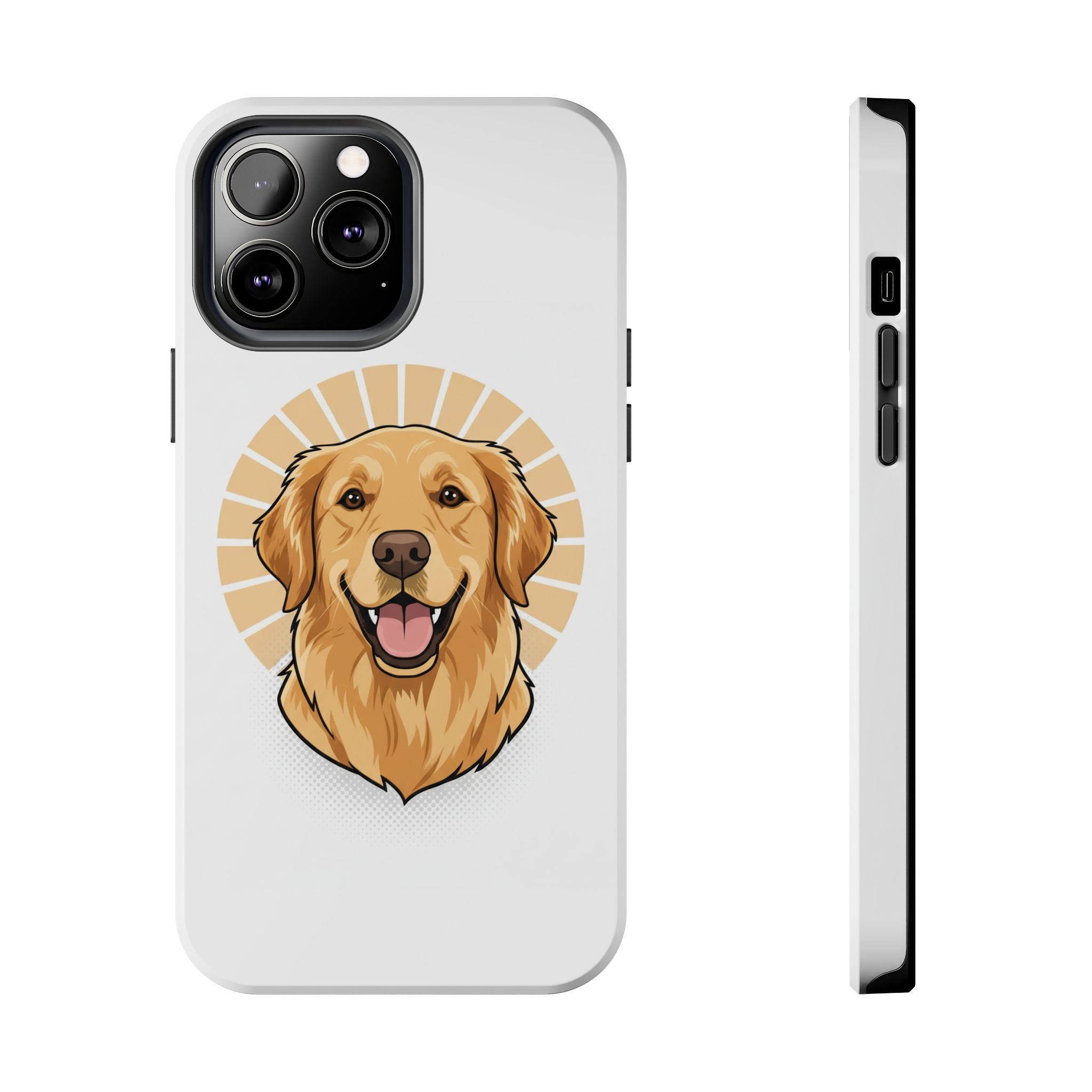 Golden Retriever Tough Phone Case — Cute Smiling Dog Protective Phone Cover