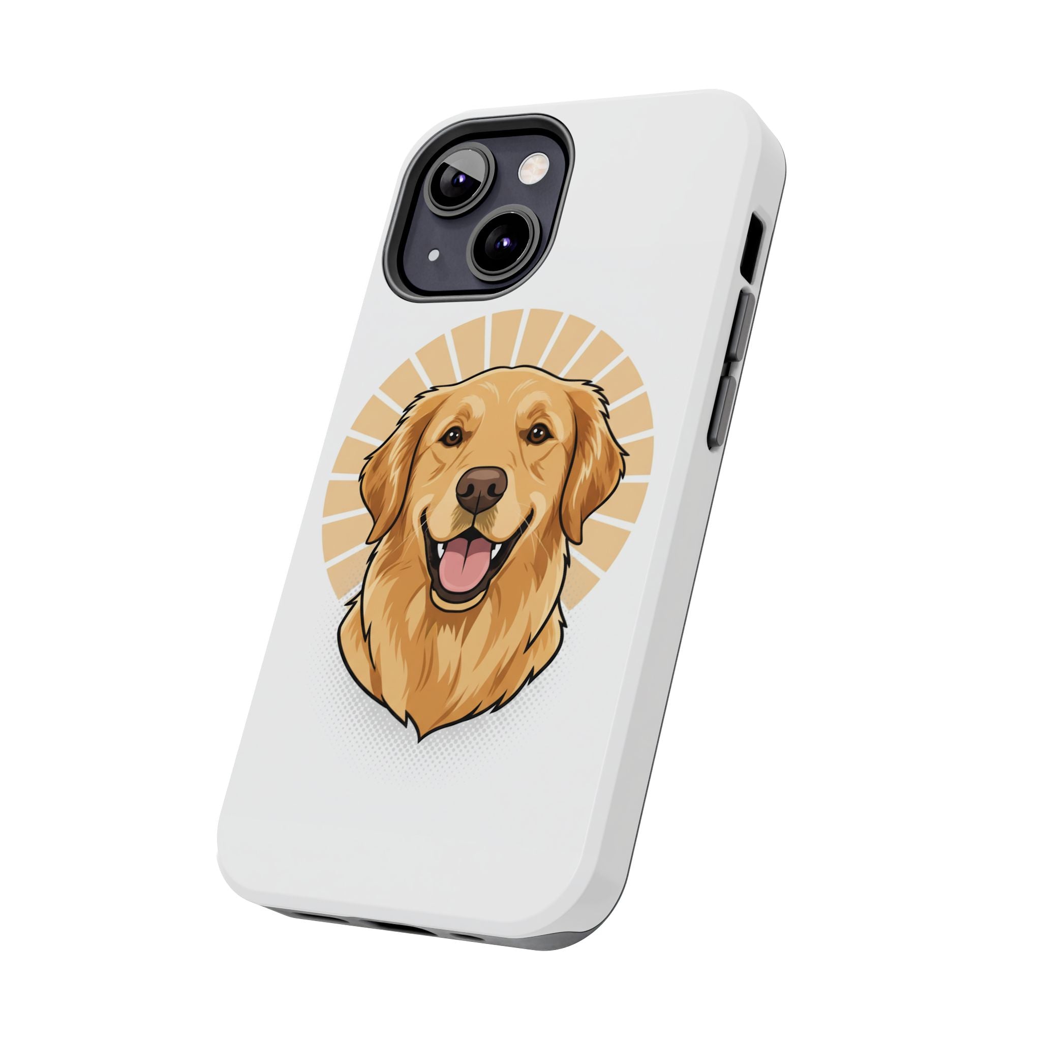 Golden Retriever Tough Phone Case — Cute Smiling Dog Protective Phone Cover