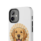 Golden Retriever Tough Phone Case — Cute Smiling Dog Protective Phone Cover