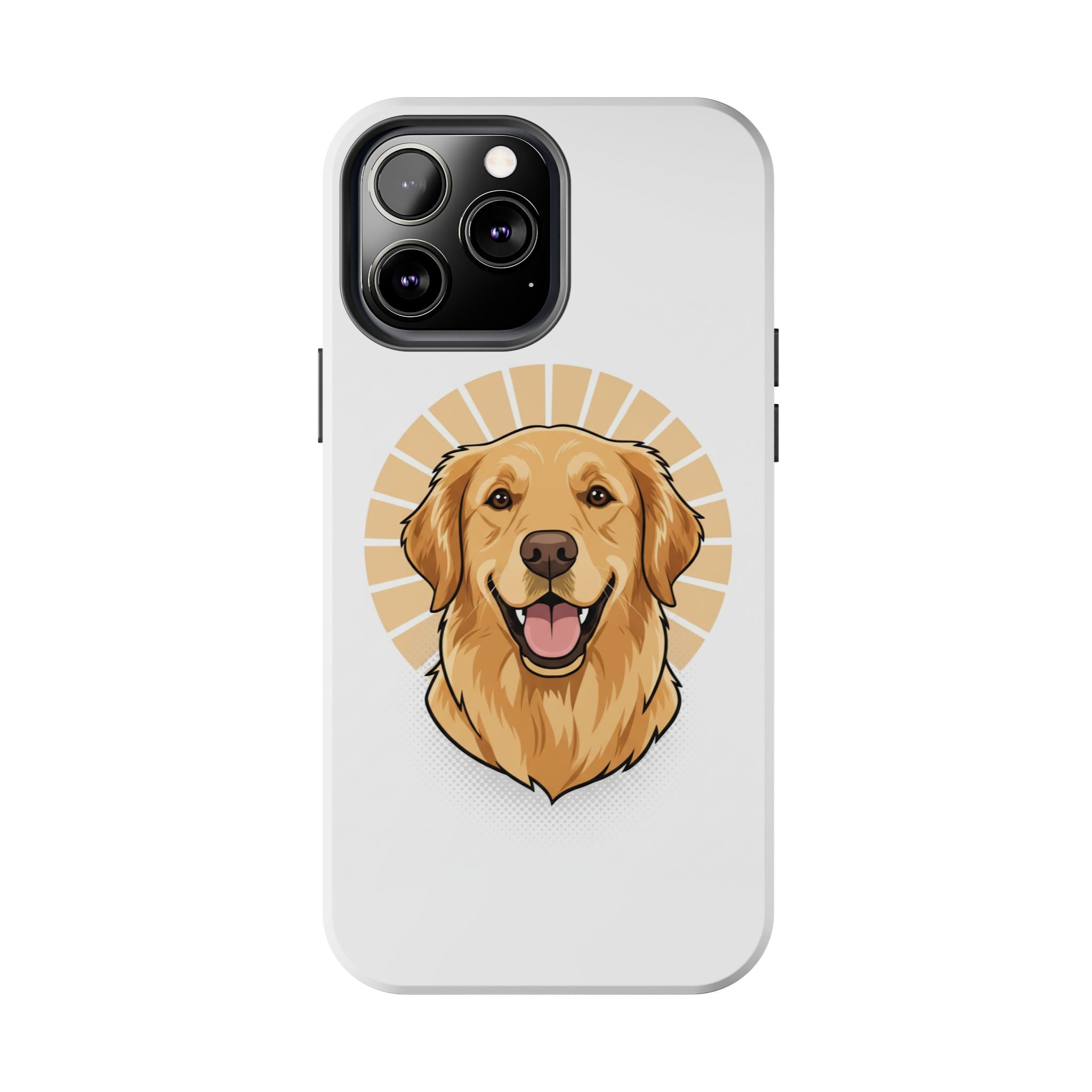 Golden Retriever Tough Phone Case — Cute Smiling Dog Protective Phone Cover