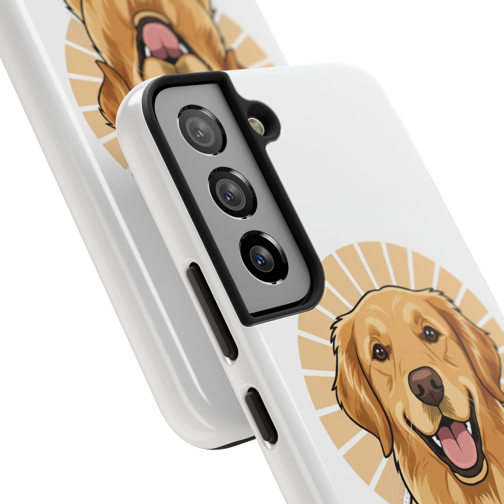 Golden Retriever Tough Phone Case — Cute Smiling Dog Protective Phone Cover