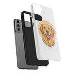 Golden Retriever Tough Phone Case — Cute Smiling Dog Protective Phone Cover