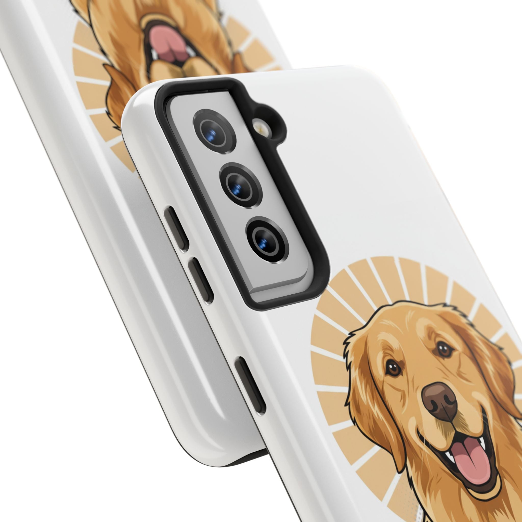 Golden Retriever Tough Phone Case — Cute Smiling Dog Protective Phone Cover