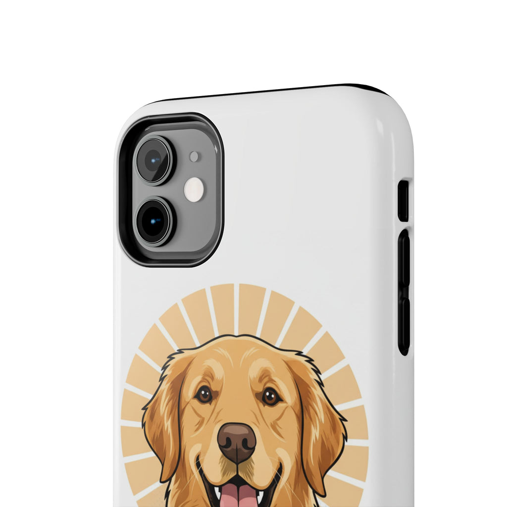 Golden Retriever Tough Phone Case — Cute Smiling Dog Protective Phone Cover