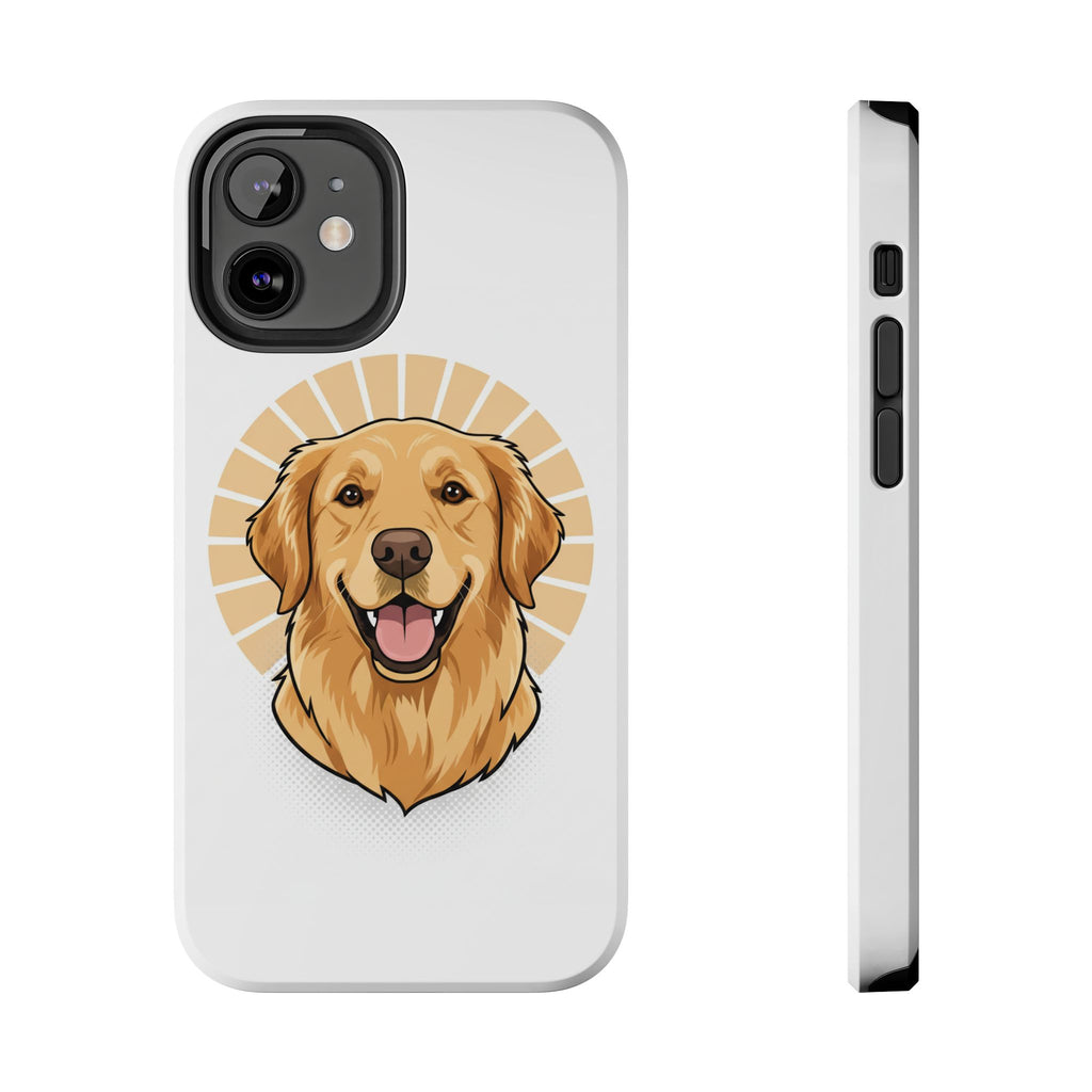 Golden Retriever Tough Phone Case — Cute Smiling Dog Protective Phone Cover