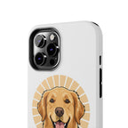Golden Retriever Tough Phone Case — Cute Smiling Dog Protective Phone Cover