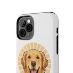 Golden Retriever Tough Phone Case — Cute Smiling Dog Protective Phone Cover