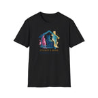 Watercolor Cat Inside House T-Shirt