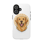 Golden Retriever Tough Phone Case — Cute Smiling Dog Protective Phone Cover
