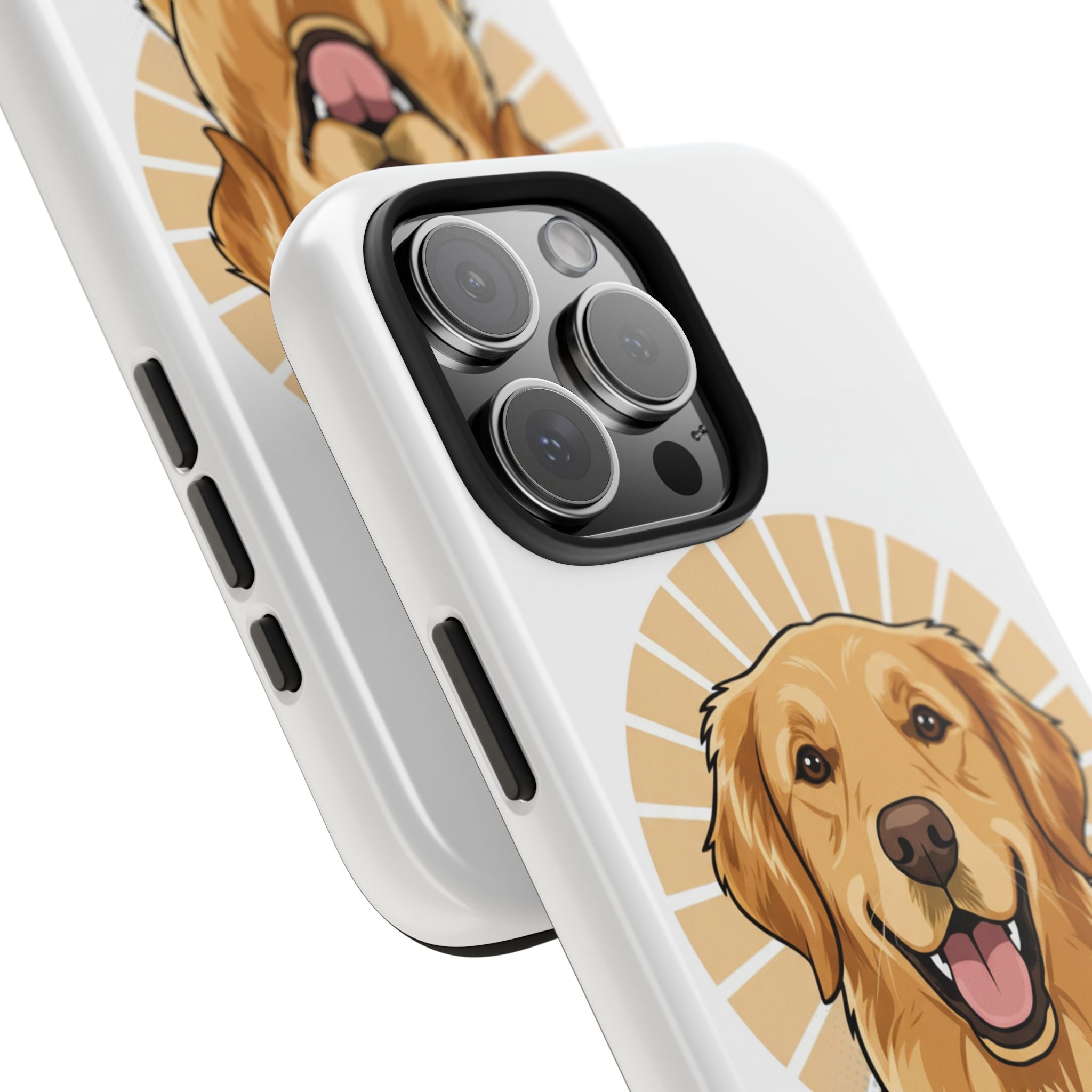 Golden Retriever Tough Phone Case — Cute Smiling Dog Protective Phone Cover