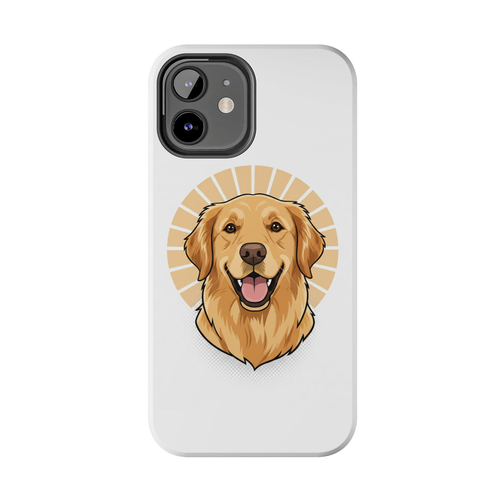Golden Retriever Tough Phone Case — Cute Smiling Dog Protective Phone Cover