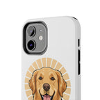 Golden Retriever Tough Phone Case — Cute Smiling Dog Protective Phone Cover